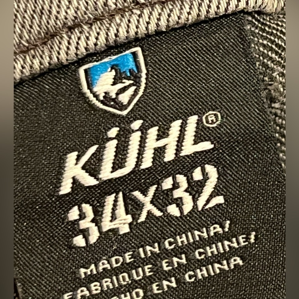 KUHL DISRUPTR Men’s 34x32 Gray Pants Utility Outdoor Performance Stretch - Picture 9 of 10